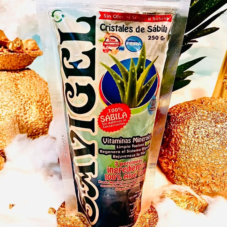 Cristales de Sábila 100% Natural 250g